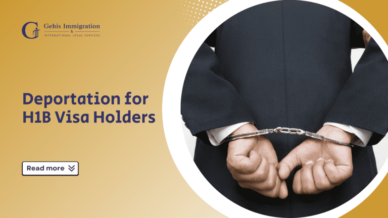 Deportation for H1B Visa Holders